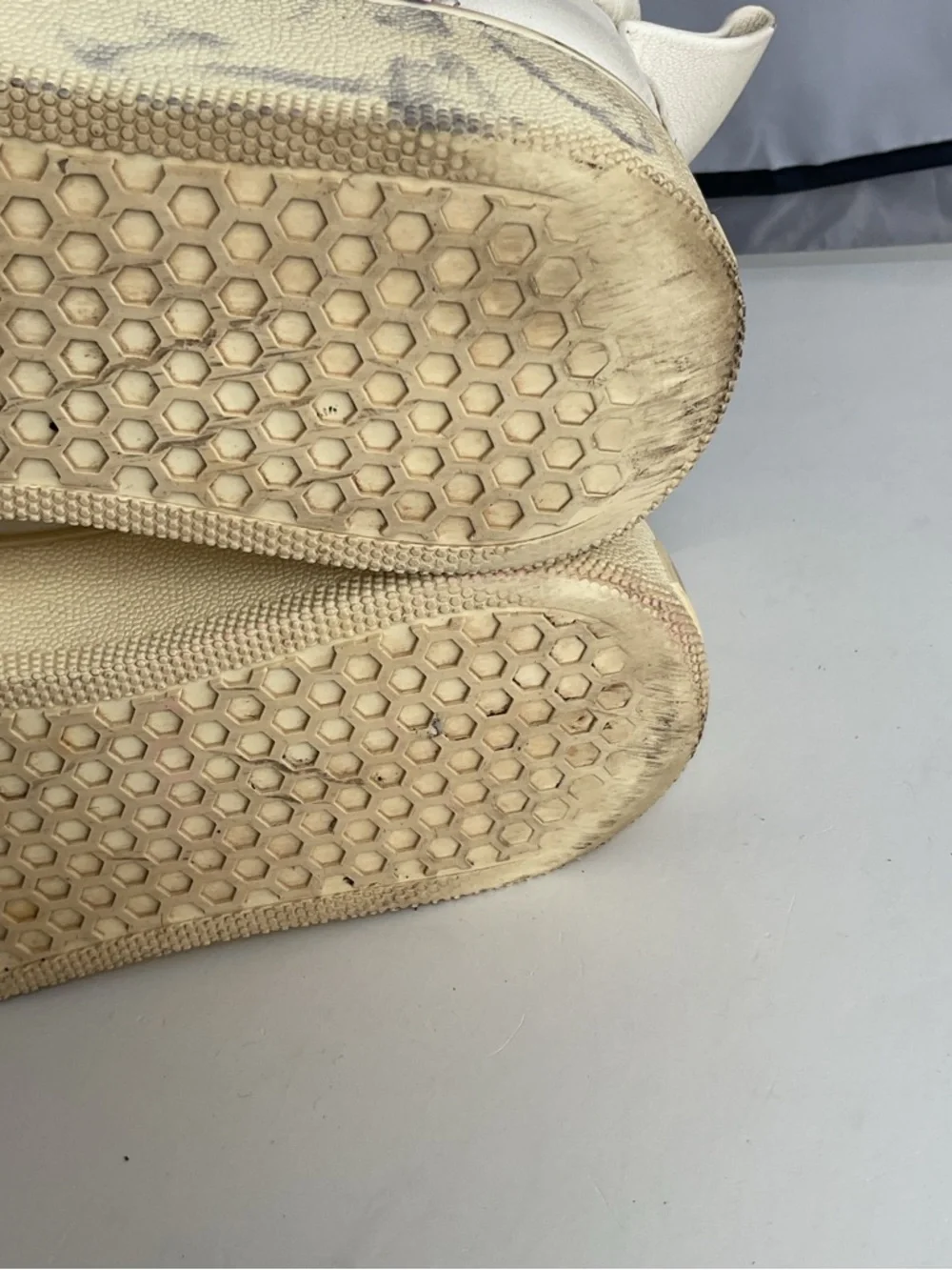 Celine Phoebe Philo Era White Leather Slip-On Platform Sneakers Shoes EU 38 - Picture 14 of 16